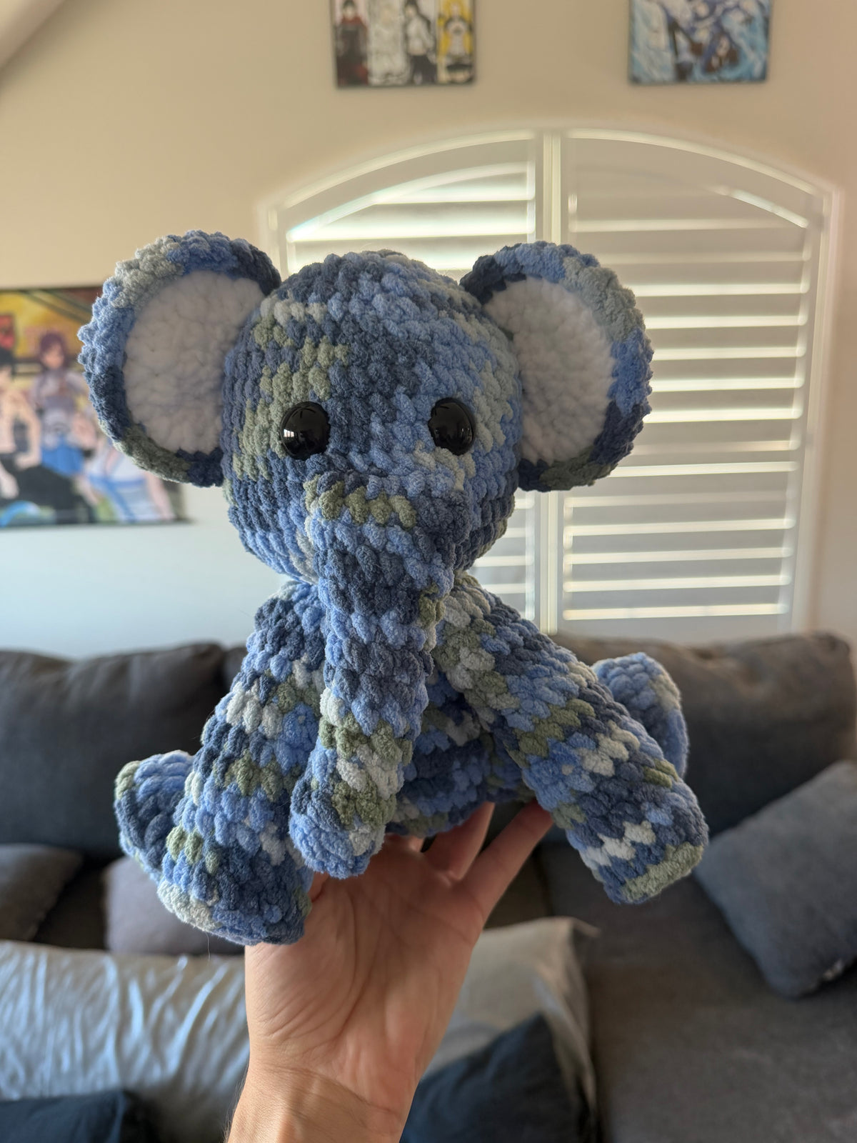 Handmade Sitting Elephant
