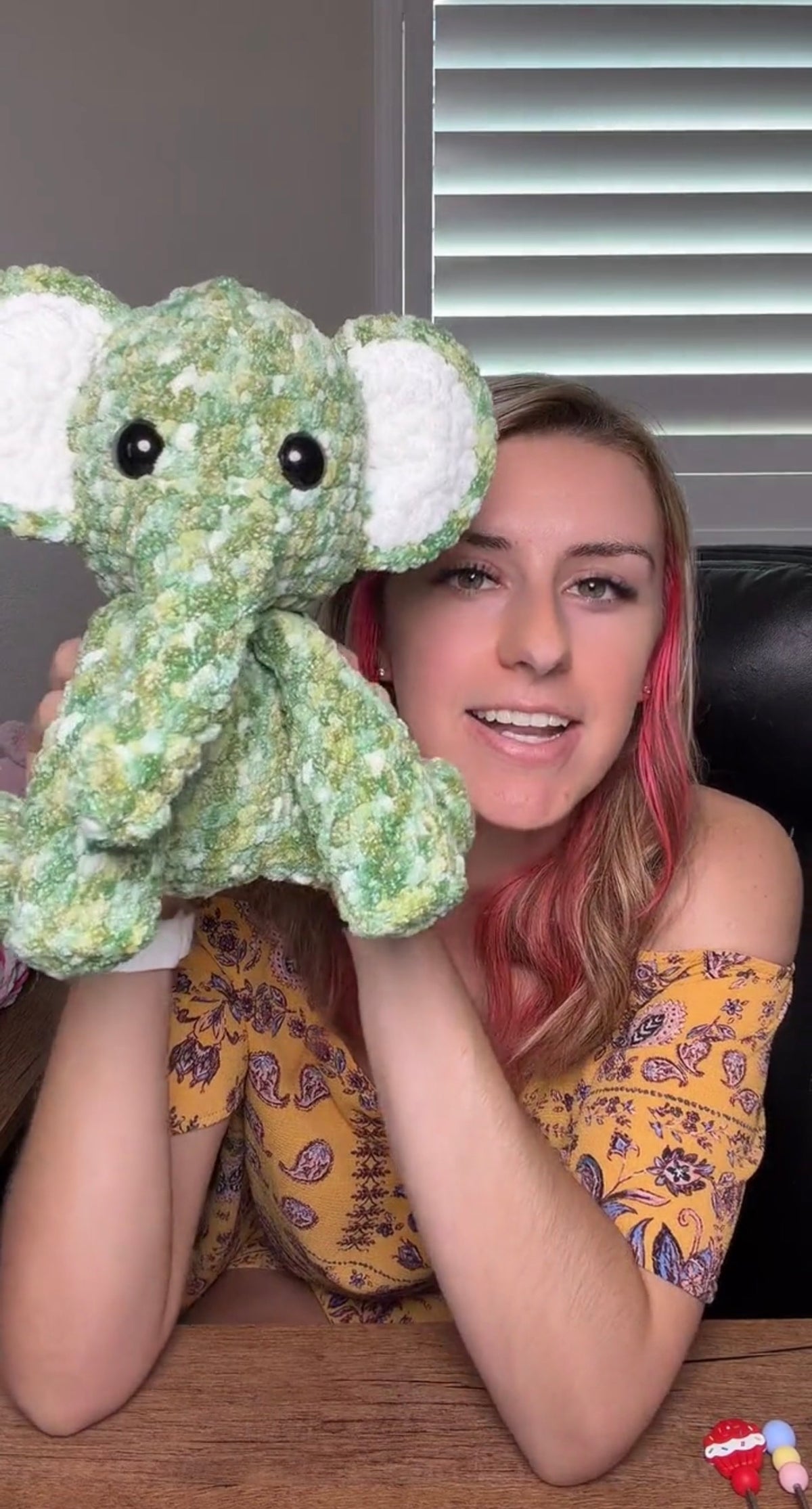 Handmade Sitting Elephant